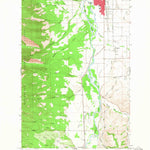 United States Geological Survey Hamilton South, MT (1964, 24000-Scale) digital map