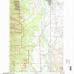 United States Geological Survey Hamilton South, MT (1998, 24000-Scale) digital map