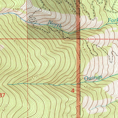 United States Geological Survey Hamilton South, MT (1998, 24000-Scale) digital map