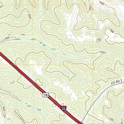 United States Geological Survey Hamilton SW, AL (2020, 24000-Scale) digital map
