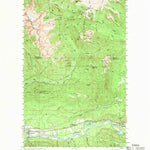 United States Geological Survey Hamilton, WA (1952, 62500-Scale) digital map
