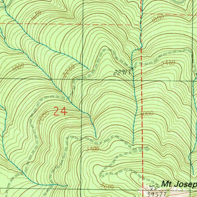 United States Geological Survey Hamilton, WA (1989, 24000-Scale) digital map