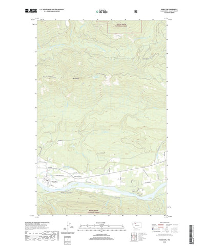 United States Geological Survey Hamilton, WA (2020, 24000-Scale) digital map