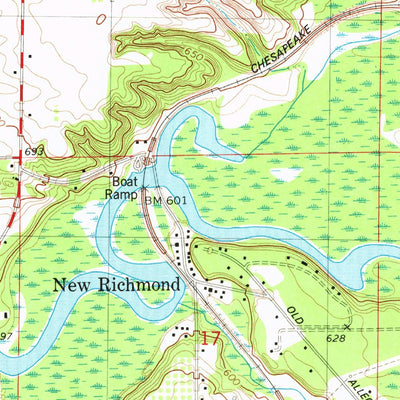 United States Geological Survey Hamilton West, MI (1981, 24000-Scale) digital map