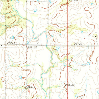 United States Geological Survey Hamilton West, MO (1984, 24000-Scale) digital map