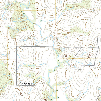 United States Geological Survey Hamilton West, MO (2021, 24000-Scale) digital map