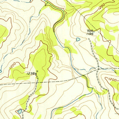 United States Geological Survey Hamilton West, TX (1956, 24000-Scale) digital map