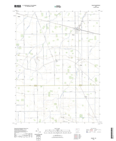 United States Geological Survey Hamler, OH (2023, 24000-Scale) digital map
