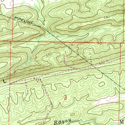 United States Geological Survey Hamlet, AR (1961, 24000-Scale) digital map