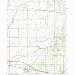 United States Geological Survey Hamlet, IN (1969, 24000-Scale) digital map
