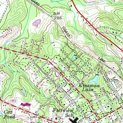 United States Geological Survey Hamlet, NC (1957, 24000-Scale) digital map