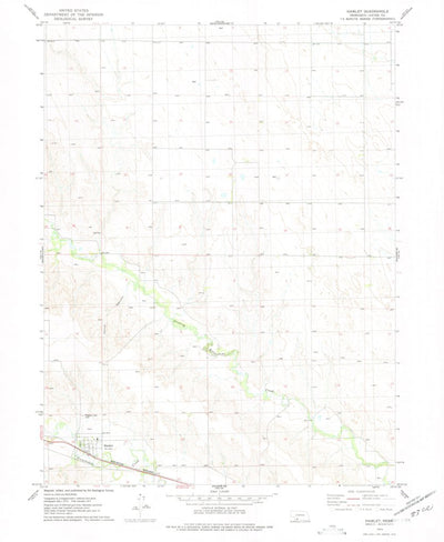 United States Geological Survey Hamlet, NE (1974, 24000-Scale) digital map