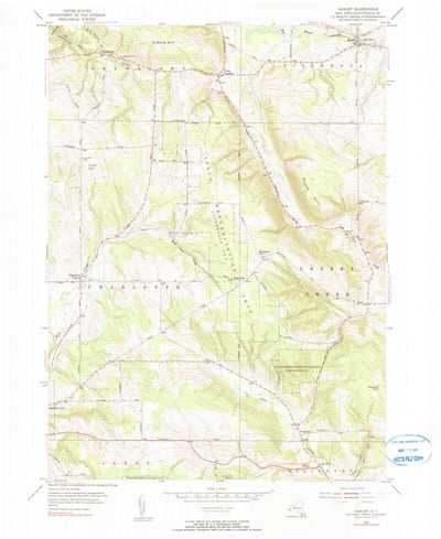 United States Geological Survey Hamlet, NY (1954, 24000-Scale) digital map