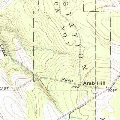 United States Geological Survey Hamlet, NY (1954, 24000-Scale) digital map