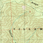 United States Geological Survey Hamlet, OR (1984, 24000-Scale) digital map