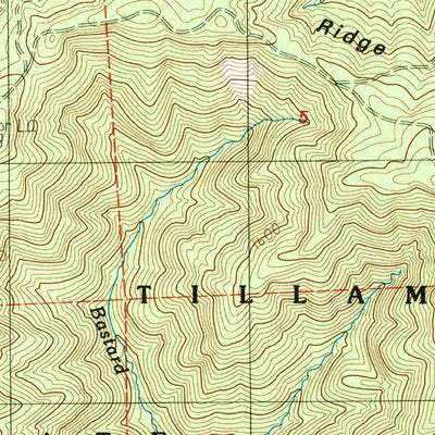 United States Geological Survey Hamlet, OR (1984, 24000-Scale) digital map