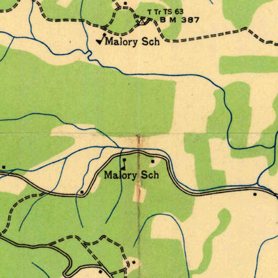 United States Geological Survey Hamlin, KY-TN (1936, 24000-Scale) digital map