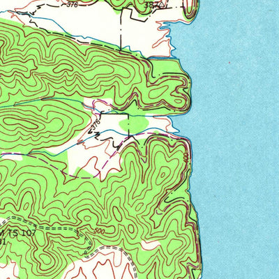United States Geological Survey Hamlin, KY-TN (1950, 24000-Scale) digital map