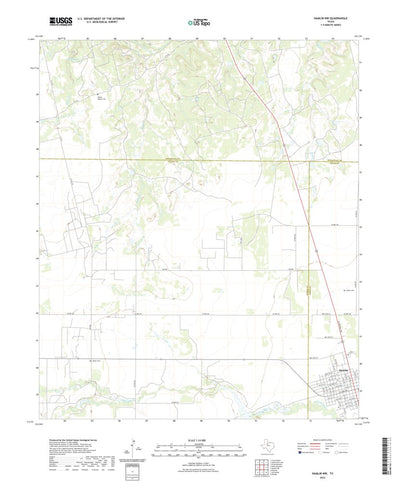 United States Geological Survey Hamlin NW, TX (2022, 24000-Scale) digital map