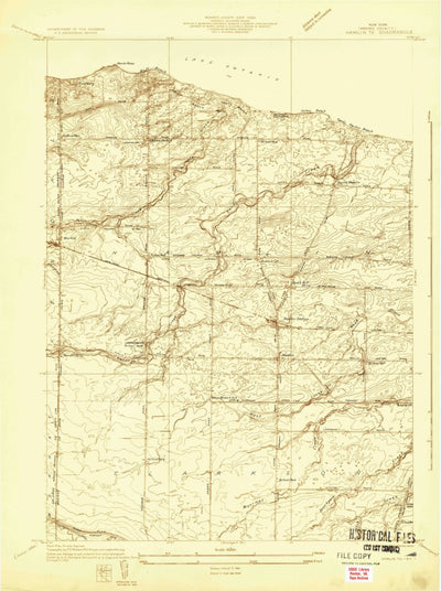 United States Geological Survey Hamlin, NY (1932, 24000-Scale) digital map
