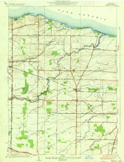 United States Geological Survey Hamlin, NY (1935, 24000-Scale) digital map