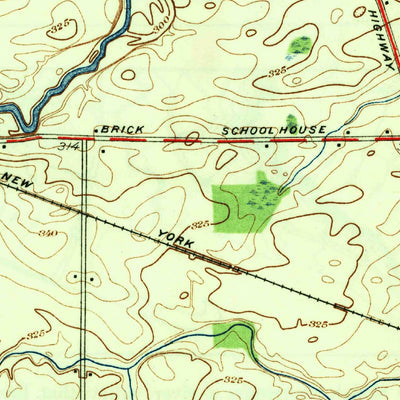 United States Geological Survey Hamlin, NY (1935, 24000-Scale) digital map