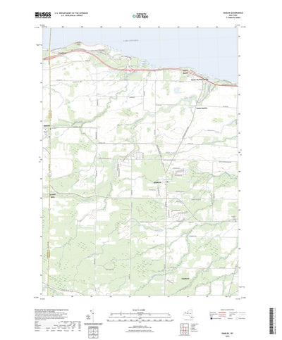 United States Geological Survey Hamlin, NY (2023, 24000-Scale) digital map