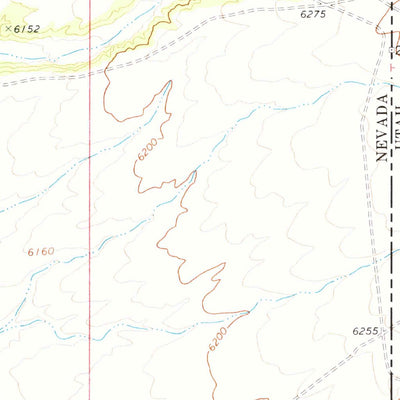 United States Geological Survey Hamlin Well, NV-UT (1972, 24000-Scale) digital map