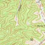 United States Geological Survey Hamlin, WV (1958, 24000-Scale) digital map