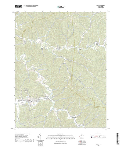United States Geological Survey Hamlin, WV (2023, 24000-Scale) digital map