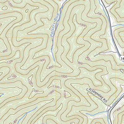 United States Geological Survey Hamlin, WV (2023, 24000-Scale) digital map