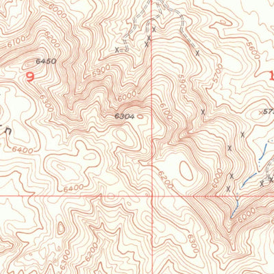 United States Geological Survey Hamm Canyon, CO (1948, 24000-Scale) digital map