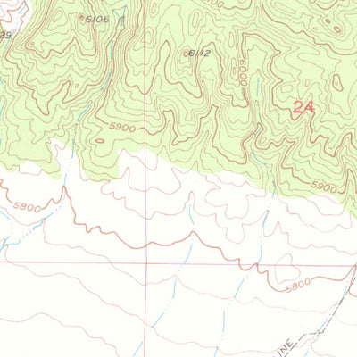 United States Geological Survey Hamm Canyon, CO (1960, 24000-Scale) digital map