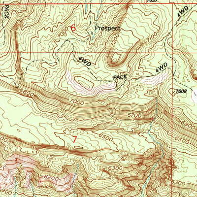 United States Geological Survey Hamm Canyon, CO (1994, 24000-Scale) digital map