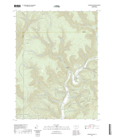 United States Geological Survey Hammersley Fork, PA (2023, 24000-Scale) digital map