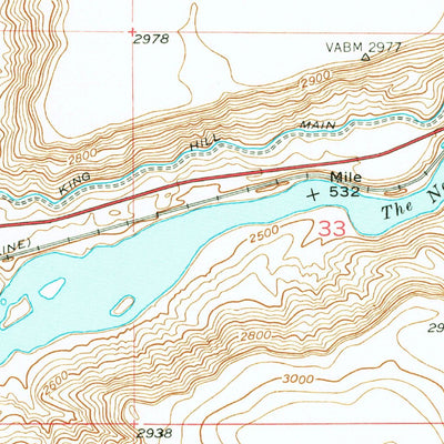 United States Geological Survey Hammett, ID (1947, 24000-Scale) digital map