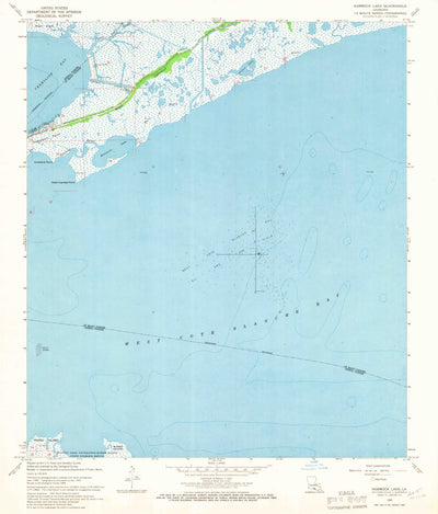 United States Geological Survey Hammock Lake, LA (1968, 24000-Scale) digital map