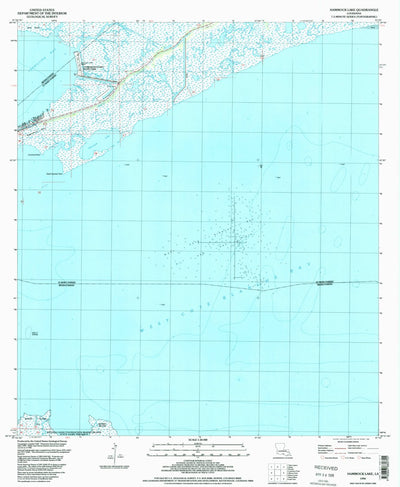 United States Geological Survey Hammock Lake, LA (1994, 24000-Scale) digital map