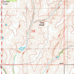 United States Geological Survey Hammon, OK (1987, 24000-Scale) digital map