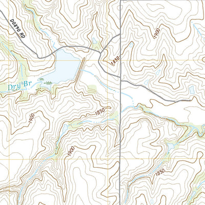 United States Geological Survey Hammon, OK (2022, 24000-Scale) digital map