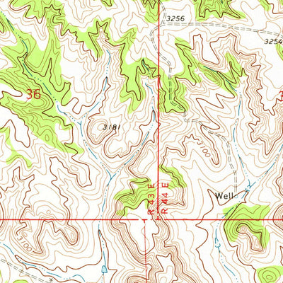 United States Geological Survey Hammond Draw, MT (1971, 24000-Scale) digital map