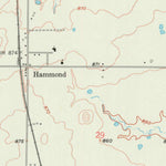 United States Geological Survey Hammond, KS (1958, 24000-Scale) digital map