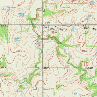 United States Geological Survey Hammond, KS (1958, 24000-Scale) digital map