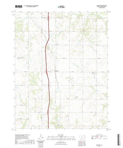 United States Geological Survey Hammond, KS (2022, 24000-Scale) digital map