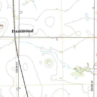 United States Geological Survey Hammond, KS (2022, 24000-Scale) digital map