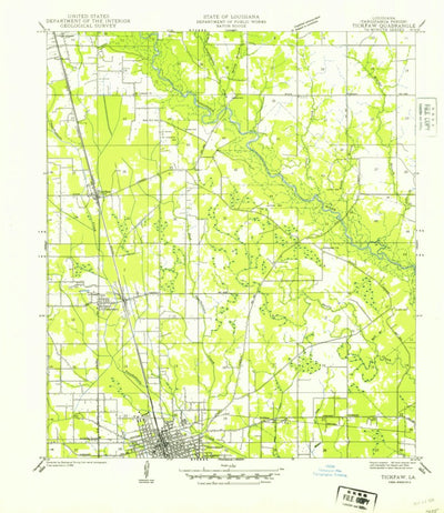 United States Geological Survey Hammond, LA (1940, 31680-Scale) digital map