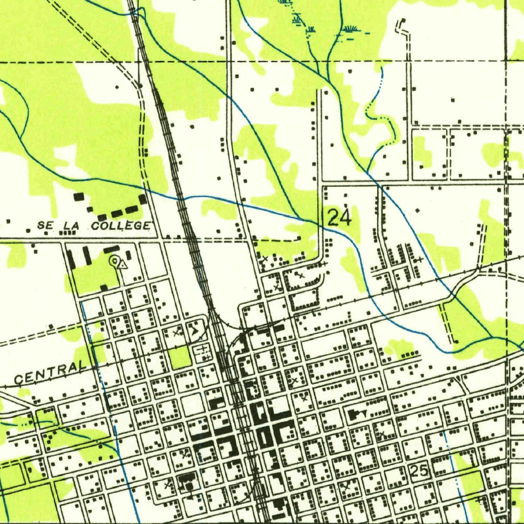 Hammond, LA (1940, 31680-Scale) Map by United States Geological Survey ...