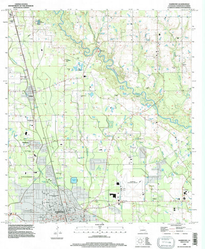 United States Geological Survey Hammond, LA (1994, 24000-Scale) digital map