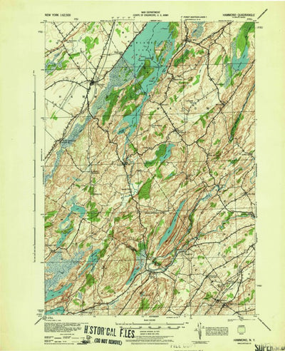 United States Geological Survey Hammond, NY (1944, 62500-Scale) digital map