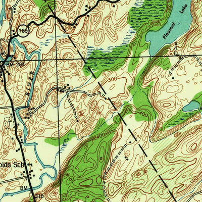 United States Geological Survey Hammond, NY (1944, 62500-Scale) digital map
